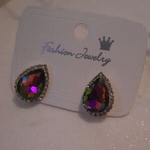 Multicolor Teardrop Earrings